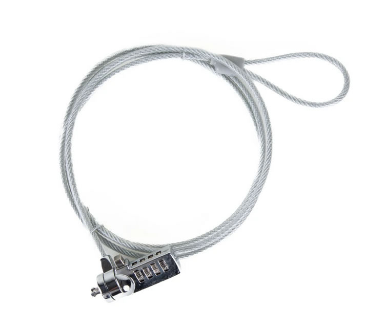 iggual Cable seguridad candado 4 digitos SECURE 4D